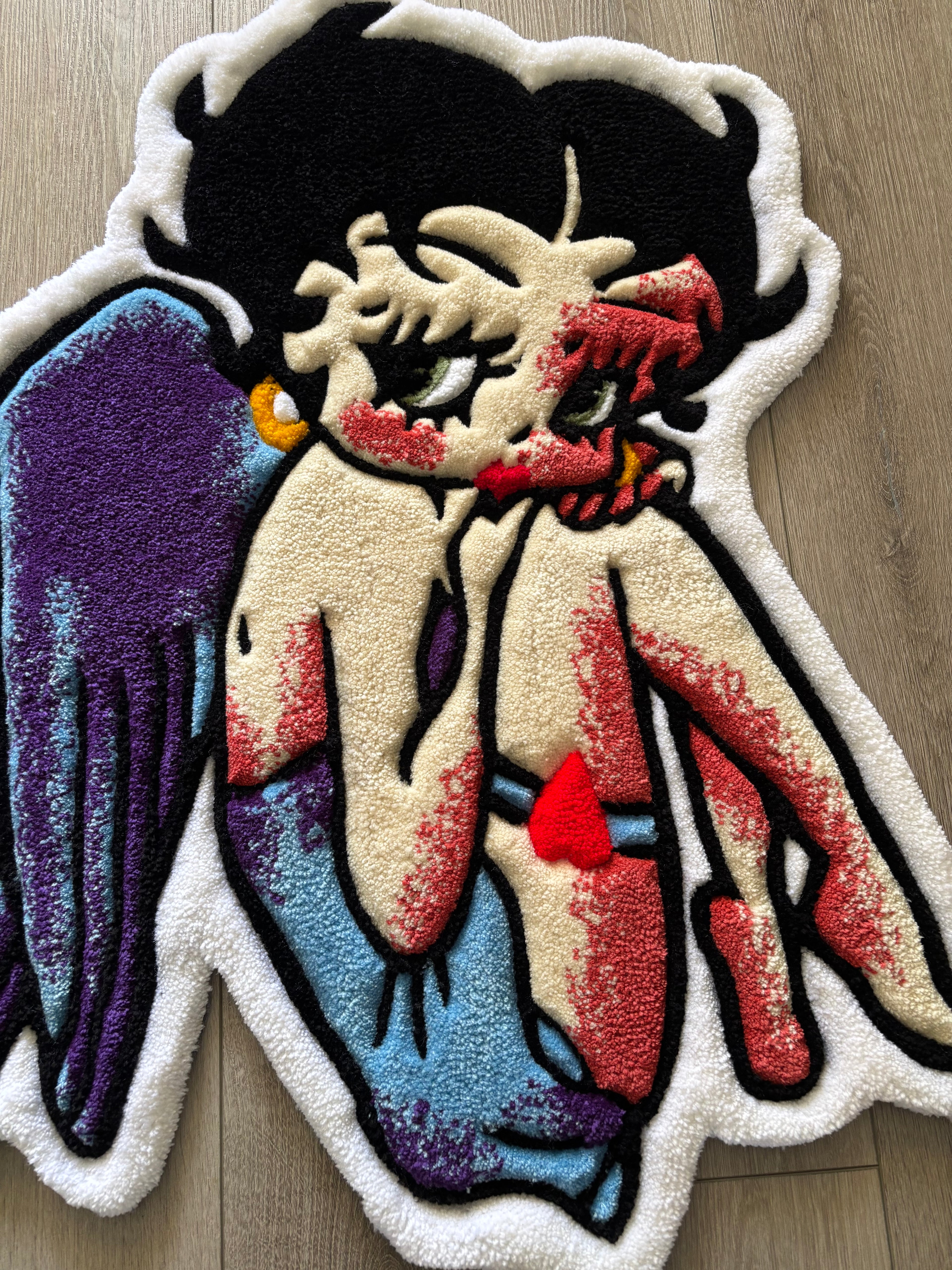 Angel Betty boop rug